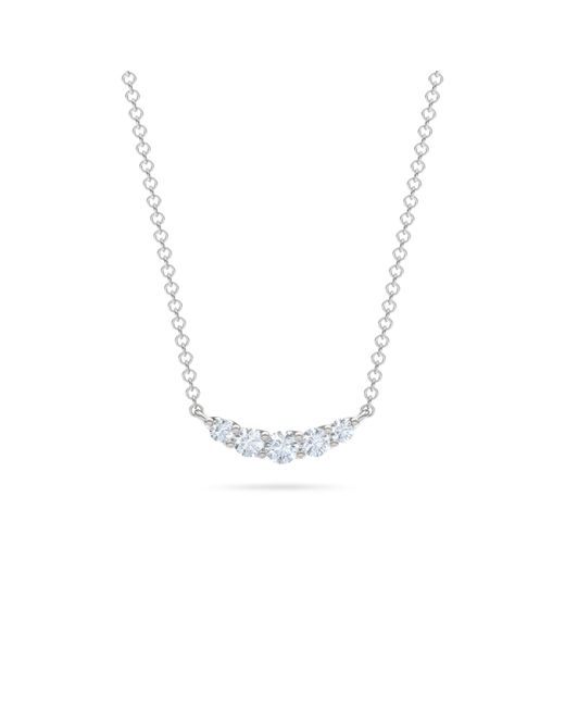 The Diamond Store Metallic Legacy 0.50Ct Round Cut Lab Diamond Necklace