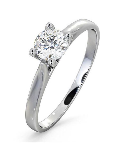 The Diamond Store Metallic Certified 0.50Ct Grace Engagement Ring G/Si1