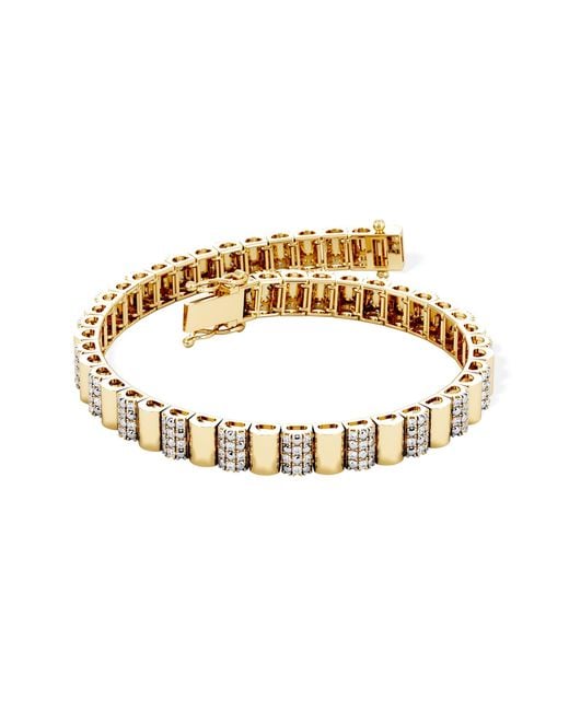 The Diamond Store Metallic Contour 0.55Ct Lab Diamond Bracelet