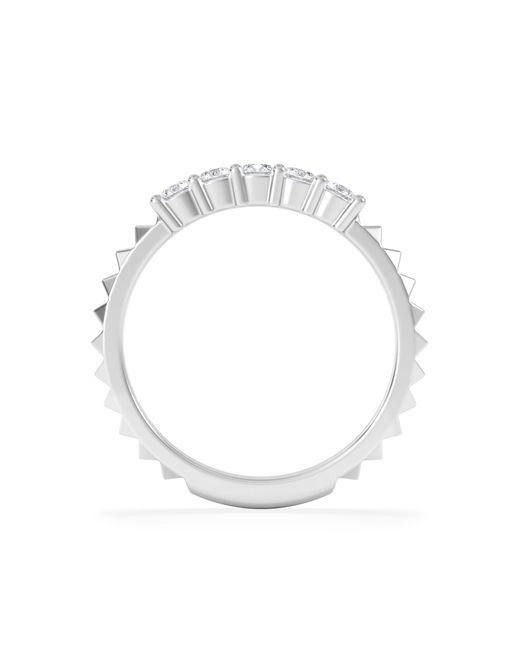 The Diamond Store White Era 0.34Ct Round Cut Lab Diamond 5 Stone Ring