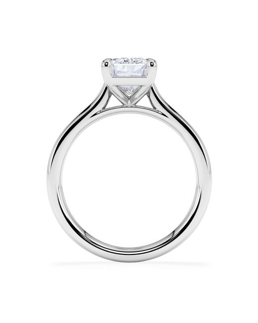 The Diamond Store White Amora Radiant 2.00Ct Lab Diamond Engagement Ring F/Vs1 Set