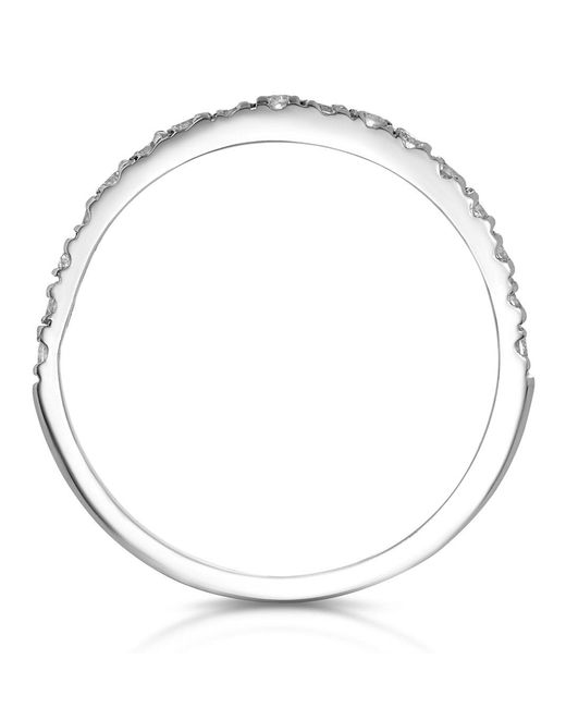 The Diamond Store Metallic Matching Wedding Band 0.27Ct H/Si Diamond