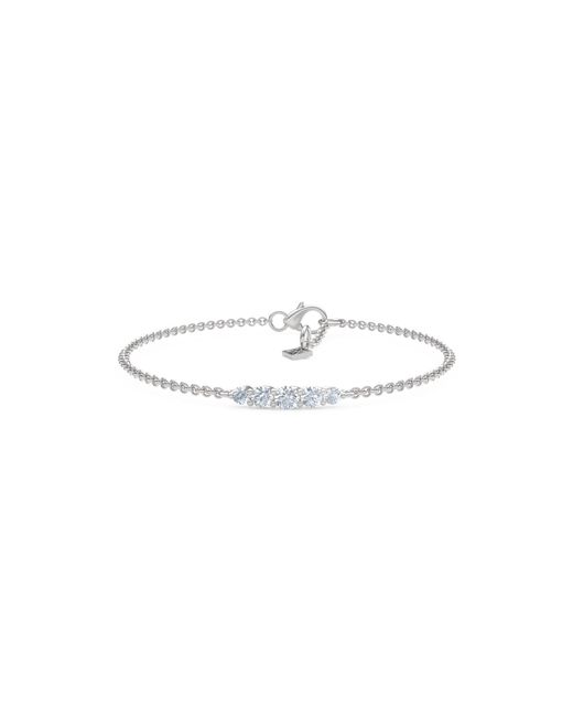 The Diamond Store White Legacy 0.50Ct Round Cut Lab Diamond Bracelet