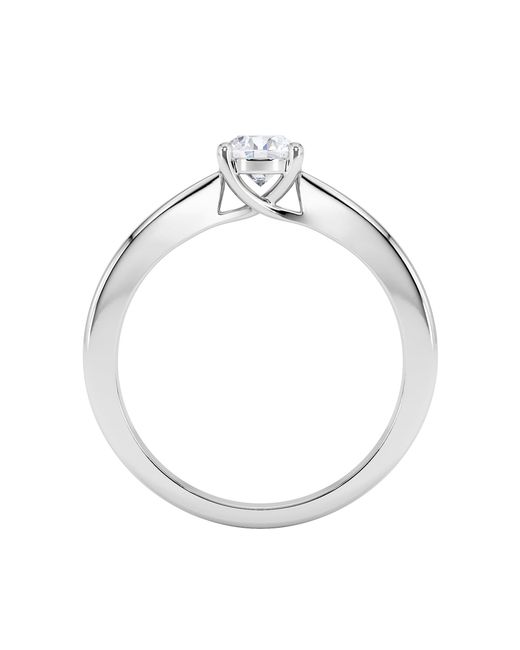 The Diamond Store White Naomi Lab Diamond Engagement Ring 0.50Ct H/Si 9K