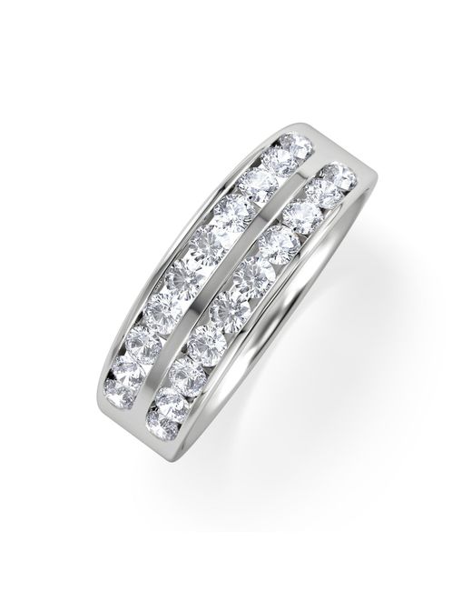 The Diamond Store White Lucy 18K Diamond Eternity Ring 1.00Ct G/Vs