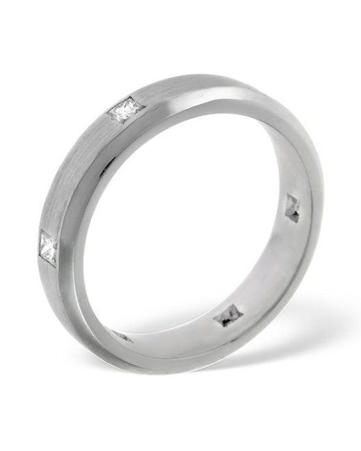 The Diamond Store Metallic 0.28Ct G/Vs Diamond Dress Ring for men