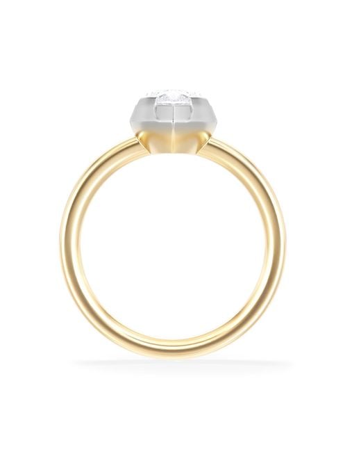 The Diamond Store Metallic Muse 2.00Ct Marquise Cut Lab Grown Solitaire Engagement Ring