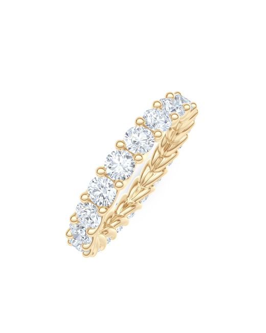 The Diamond Store Metallic Legacy 2.00Ct Round Cut Lab Diamond Eternity Ring