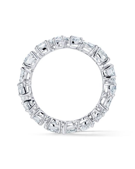 The Diamond Store White Luxe 4.00Ct Lab Diamond Chloe Eternity Ring With Igi Certified Mixed-Cut Diamonds