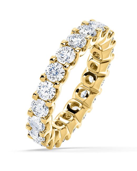 The Diamond Store Metallic Eternity Ring Chloe 18K Diamond 3.00Ct G/Vs
