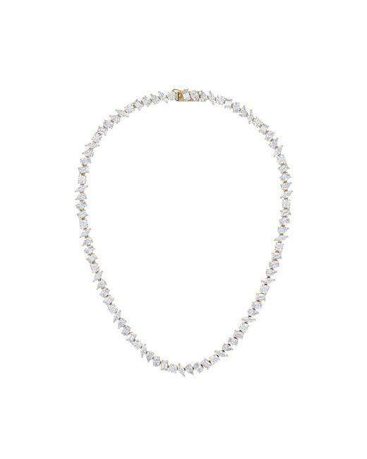 The Diamond Store Metallic Luxe 27.00Ct Lab Diamond Necklace With Igi Certified Mixed-Cut Diamonds