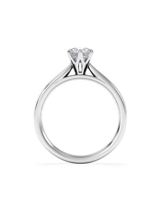 The Diamond Store White Certified 0.70Ct Chloe High 18K Engagement Ring G/Vs