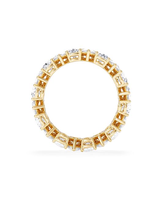 The Diamond Store Metallic Luxe 4.00Ct Lab Diamond Eternity Ring With Igi Certified Pear-Cut Diamonds