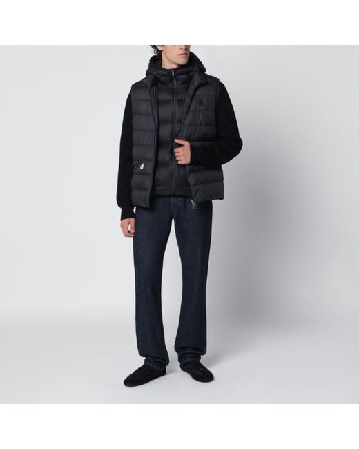 Moncler Black Treompan Padded Gilet for men