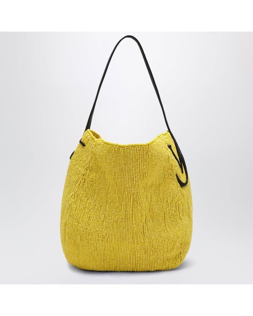 J.W. Anderson Yellow Small Bulb Beaded Bag