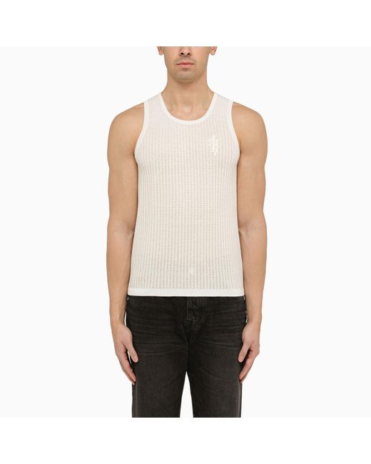 Amiri White And Tank Top for men