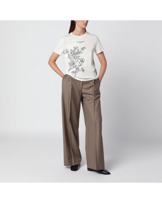 Weekend by Maxmara White Cream T-Shirt