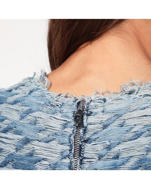 DIESEL Blue Patterned Dress