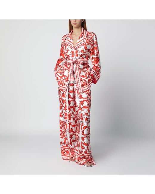 Dolce & Gabbana Red Vanity Shirt