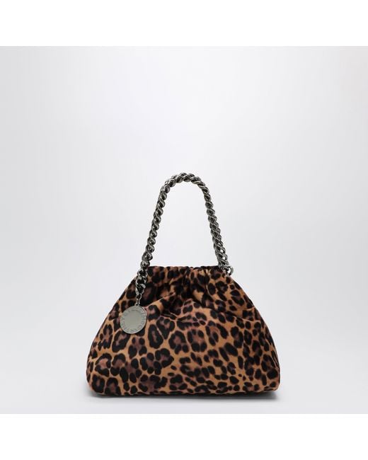 Stella McCartney Brown Falabella Mini Drawstring Bag