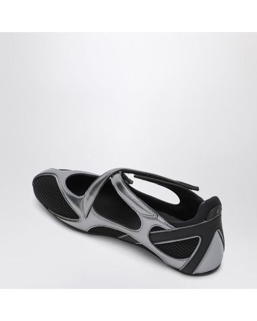Ballerina flat floor 01 nera di The Attico in Black