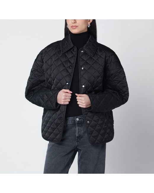 Totême Black Quilted Jacket