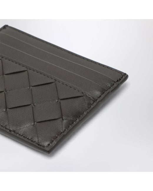 Bottega Veneta Black Fondant Intrecciato Card Holder