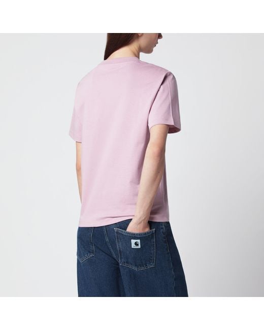 Carhartt Purple Hortensia S/S Pocket T-Shirt