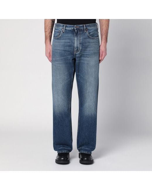 Valentino Blue Washed Denim Jeans for men