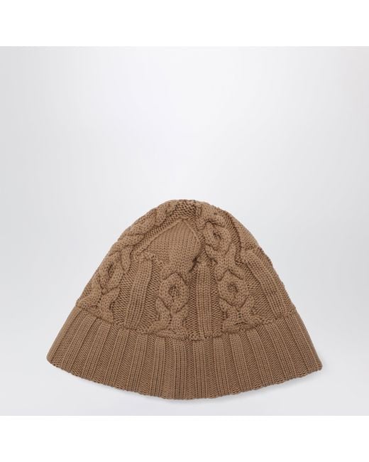 Max Mara Brown Camel Bucket Hat