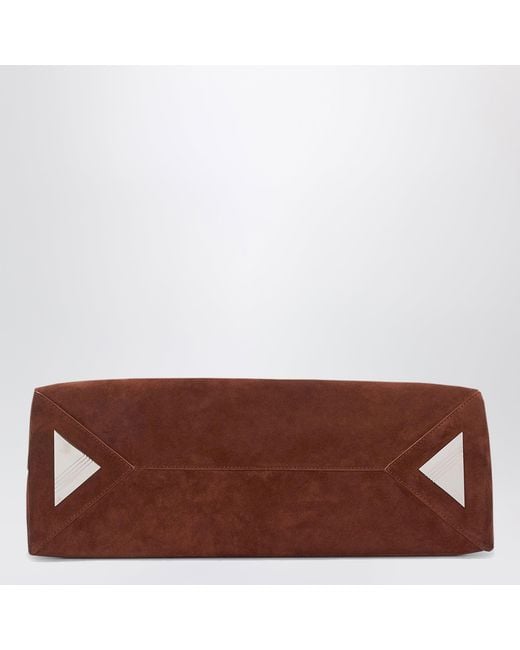 The Attico Brown La Passeggiata Medium Bag Light Chocolate