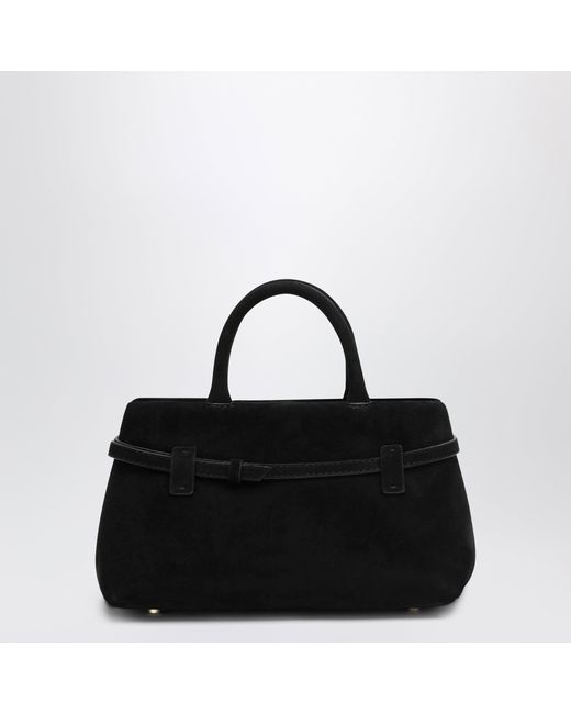 MANU Atelier Black Le Cambon 25 Suede Bag
