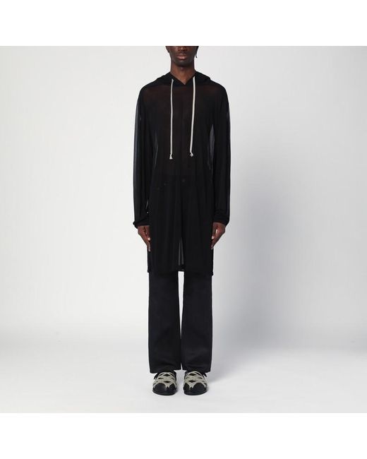 Rick Owens Black Headon Pants In Linen Twill for men