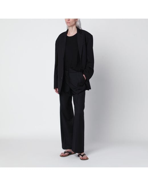 Loulou de Saison Black Pleated Pants