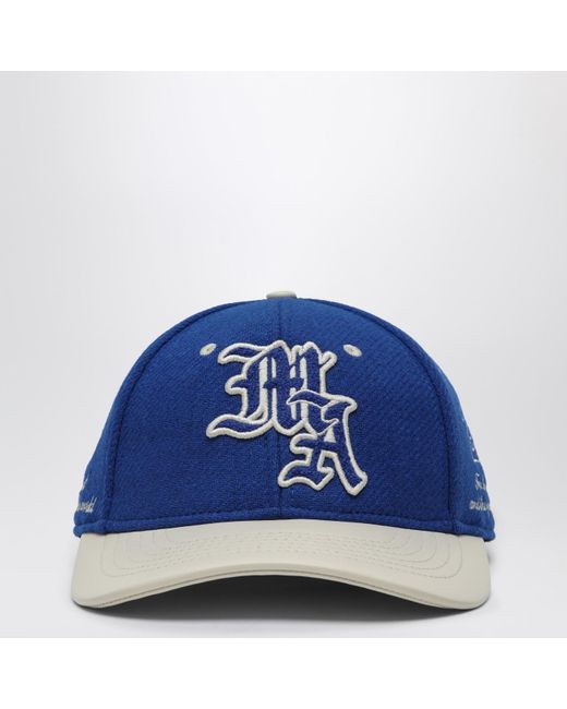 Amiri Blue Ma Spirit Baseball Cap for men