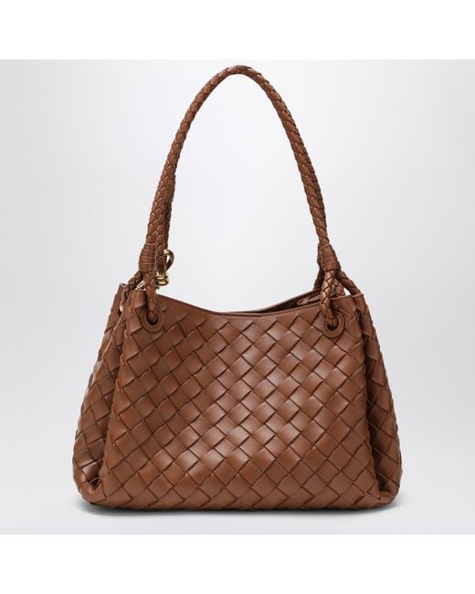 Bottega Veneta Brown Medium Parachute Bag