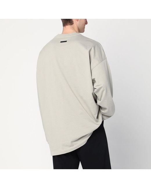 Fear Of God Gray Dove- Eternal T-shirt for men