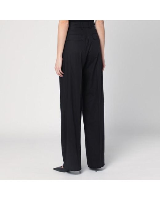 Thelatest Black Wide Axel Trousers