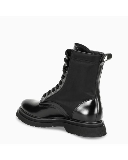 prada combat boots farfetch