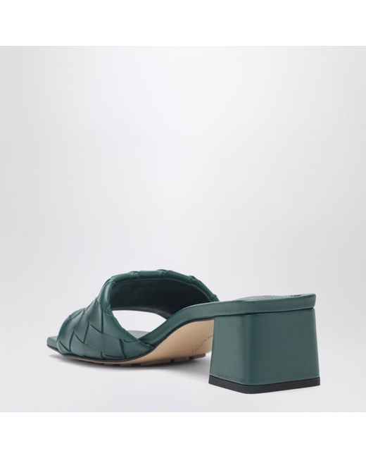 Bottega Veneta Green Parco Mules