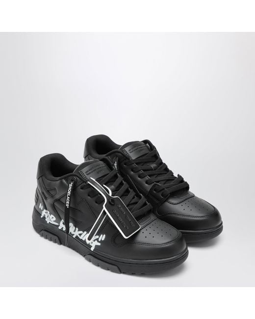 Off-White c/o Virgil Abloh Black Out Of Office “For Walking” Sneakers for men