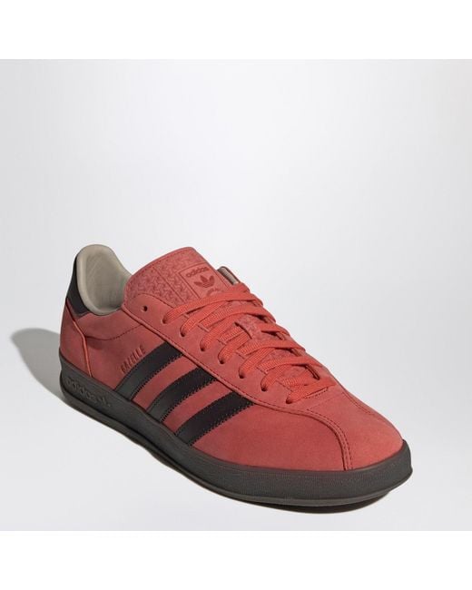 Adidas Originals Red Sneaker Gazelle Indoor Pro Crew/Supplier Colour/Charcoal for men