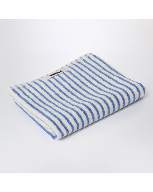 Tekla Blue Striped Towel 50X90 for men