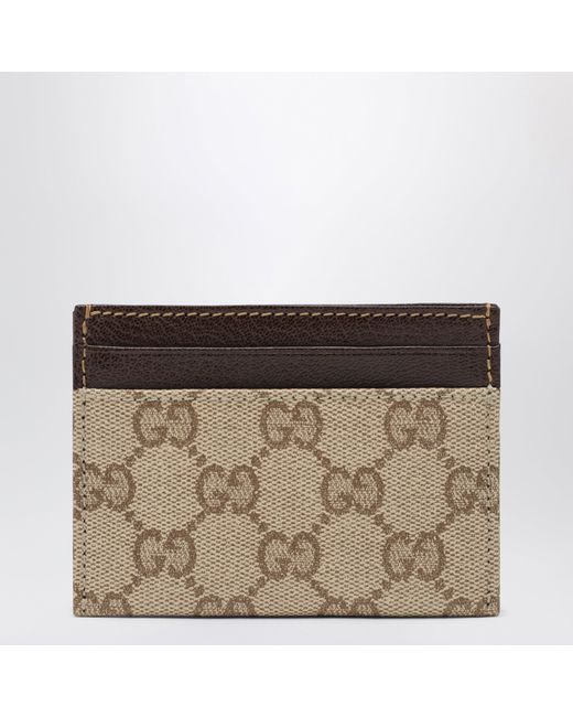 Gucci Brown Essence Classic Card Holder for men