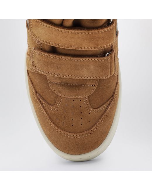 Isabel Marant Brown Hohe Im3 Keilsneaker Aus Leder
