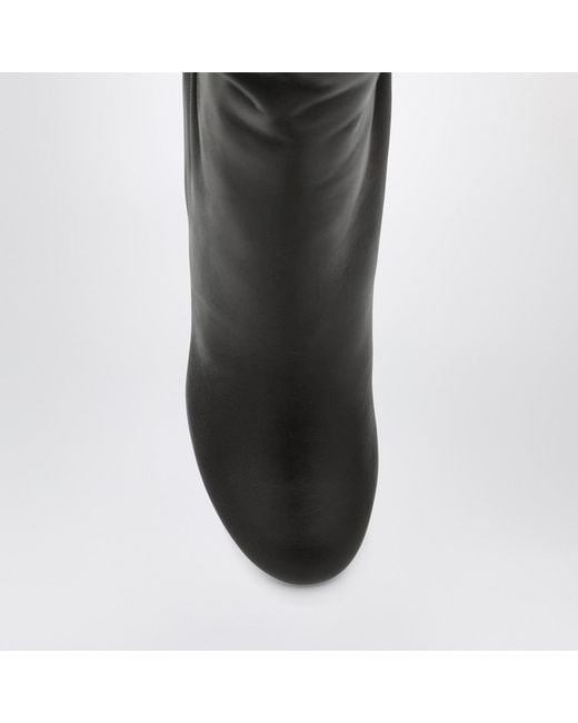 Ferragamo Black Ruched Boots