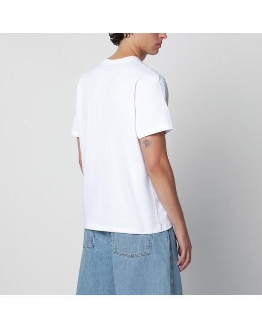 AMI White Ami De Coeur T-Shirt for men