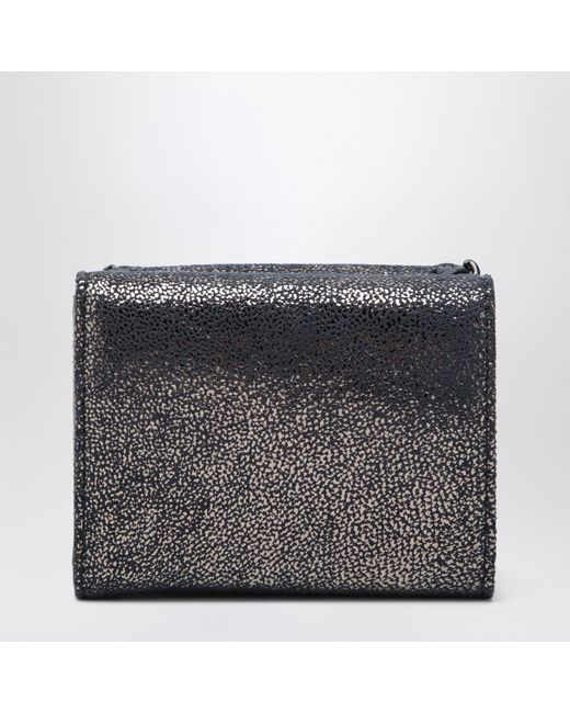 Stella McCartney Black Falabella Dark Wallet