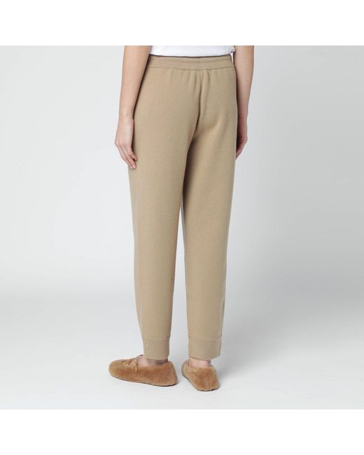 Burberry Natural Cashmere-Blend Jogging Trousers