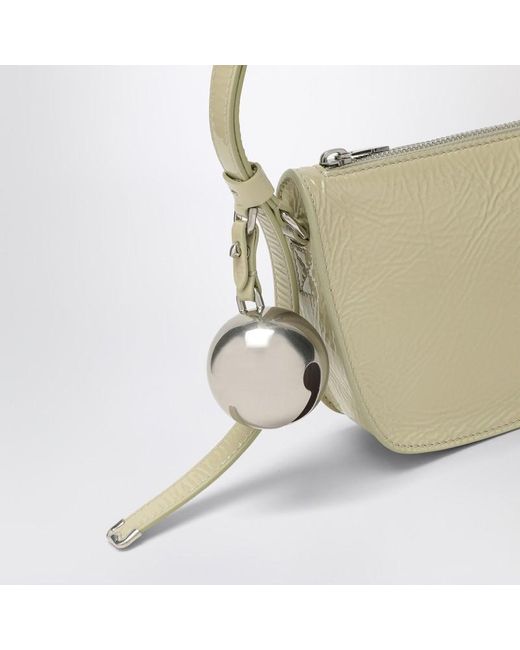 Petit Sac Shield Clair En Cuir Burberry en coloris White